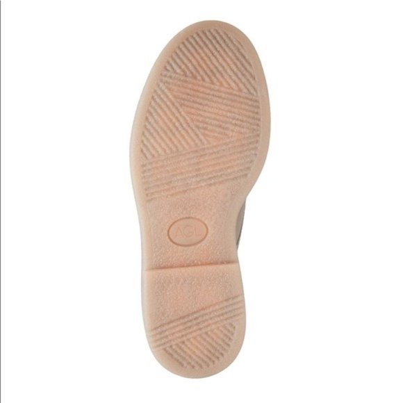 AGL Attilio Giusti Leombruni Stone Leather Lace Up Bootie NWT Rubber Sole - Picture 6 of 6